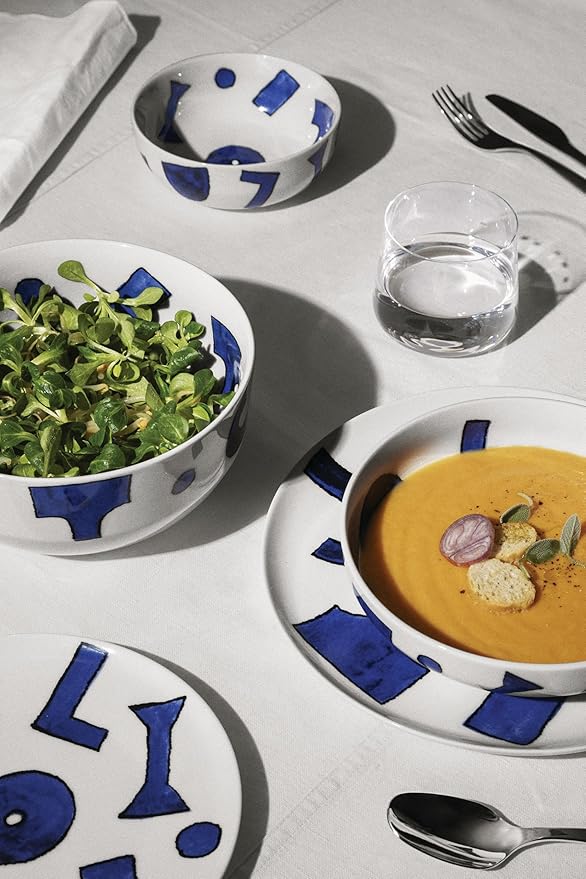 Alessi NF08/1 Dinner plate, Porcelain