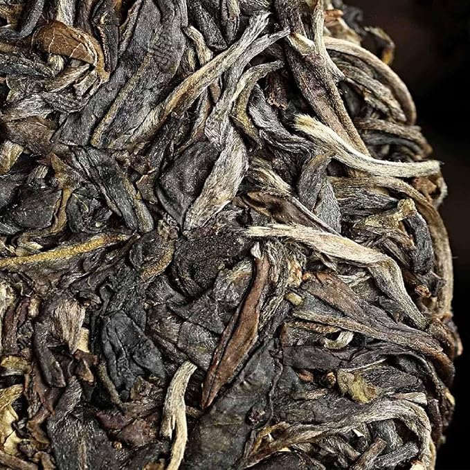Green Tea Organic, Chinese Puerh Raw Tea, Tea Cake, 7.1Oz, 200g