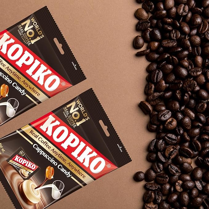 2 Packs Kopiko Cappuccino Candy 4.23 Oz