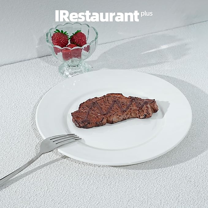 Wide Rim Bone China Commercial Grade Restaurant, Salad Plate 7.5", Case of 12