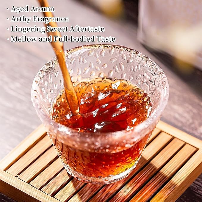 Yuexi Puer Tea Pu-erh Chinese Pu'er Premium Pu erh Tea Yunnan Puerh 500g Ancient Tree Black 普洱茶 典藏普洱茶砖