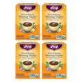 Yogi Tea Rich & Robust Morning Vitality Tea - 16 Bags per Pack (4 Packs) - Organic Adaptogen Tea Perfect for the Morning - Includes Puerh Tea Leaf, Roasted Chicory Root, Cinnamon Bark & More