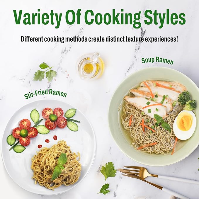 VOLO VERO High Protein (32g) Instant Ramen Noodles Soup Chicken Flavor, 8 Packs, Vegan, Plant-Based, Non-Fried, Low Carb, Low Fat, Egg-Free, Dairy Free Healthy Asian Meal