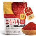 East and Else Gochugaru, Korean Red Chili Pepper Flakes, Coarse Grind for Kimchi, 6 OZ (170g) Resealable Bag, Premium 100% Sun-Dried Chili Powder for Stews, Chili Oil, and Asian Cooking
