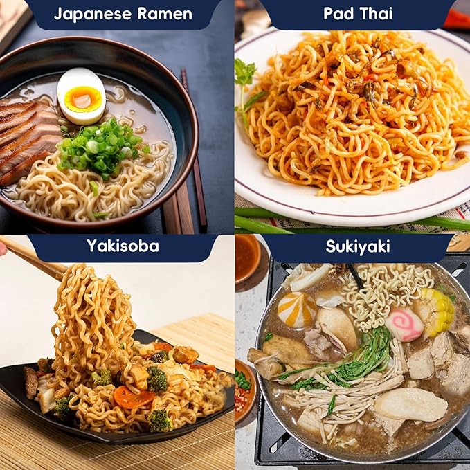 SUNGIVEN Organic Ramen Noodles Healthy Low Sodium Ready in 3 Minutes Non-Fried Instant No Additives or Preservatives 2.46 OZ (Pack of 20) 49.38 Oz