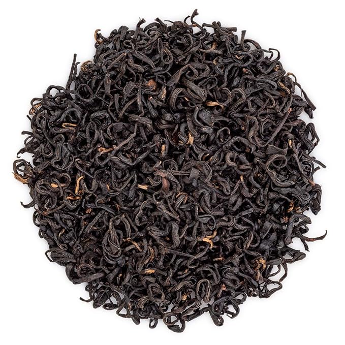 oriarmcha Aromatic Snail Keemun Black Tea Loose Leaf - Chinese Black Breakfast Tea Leaves Qimen Xiang Luo - 225g Ziplock Resealable Bag