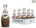 Savia - Coconut Milk Drink, Quality Coconut-Based Beverage, Made with Real Coconut Pulp & Natural, Delicious & Refreshing, Vegetarian, Gluten-Free(9.8oz, 12-Pack) (Chocolate)