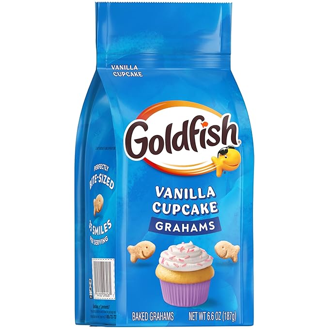 Pepperidge Farm Goldfish Grahams Vanilla Cupcake Baked Grahams, 6.6 Oz Bag