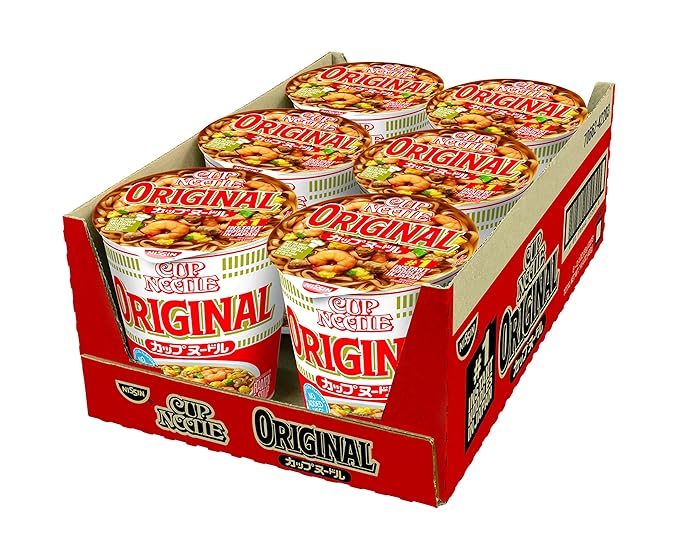 Nissin Cup Noodle Ramen Noodle Soup,Original,2.4 Ounce,(Pack of 12)