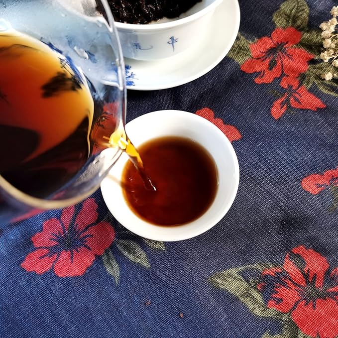 Cha Wu-[B] JinYaGongTing Ripe Pu erh Tea,12.5oz,YunNan Chinese Shu Pu'er Tea Cake