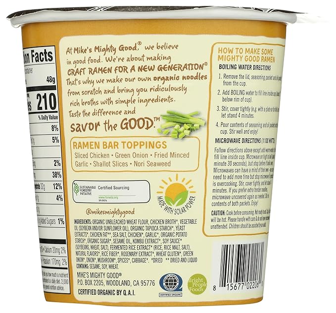 Mike's Mighty Good Ramen Soup, Chicken, 1.6 Oz
