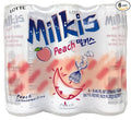 LOTTE Milkis Soda Beverage, Peach, 8.45 Fl Oz (Pack of 6)