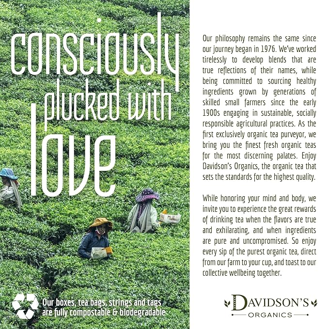 Davidson's Organics, Yerba Mate, Loose Leaf Tea, 16-Ounce Bag