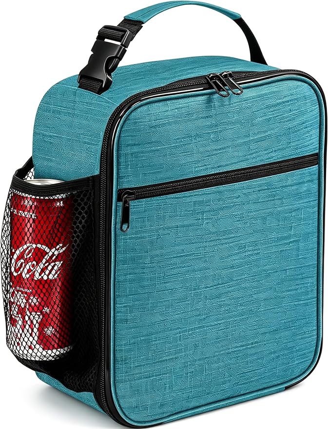 ZM-YOUTOO Lunch Box for Men - Reusable Lunch Bag Men Adult Women- Insulated Small LunchBox (Azure)