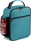 ZM-YOUTOO Lunch Box for Men - Reusable Lunch Bag Men Adult Women- Insulated Small LunchBox (Azure)