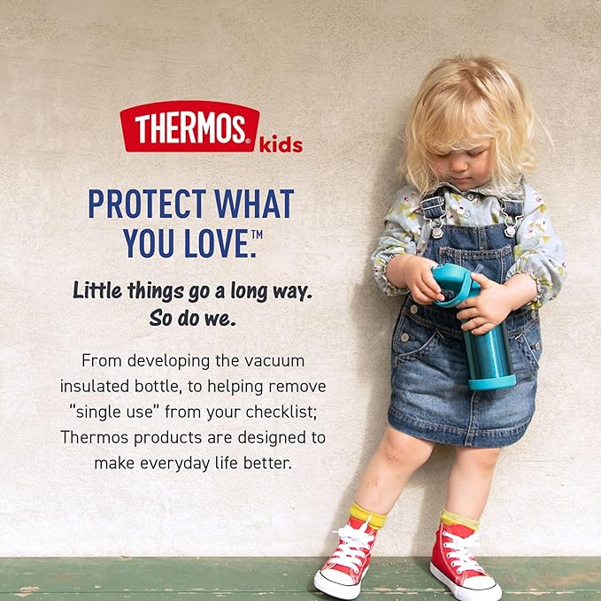 THERMOS FUNTAINER Insulated Food Jar, 10 Ounce, Kid Friendly Food Jar with Foldable Spoon, Toy Story 5