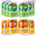 Korean Best Variety Energy Drink Box Deal - SACSAC, RICE PUNCH, PEAR JUICE - (SACSAC ORANG + GRAPE, 12 CANS)