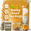 FreshDrinkUS Premium 120 Barley Tea Bags, 100% Natural & Pure. Loose Barley Herbal Tea. Made with Natural Material Tea Bags. No Sugar, No Caffeine, No Gluten, Vegan