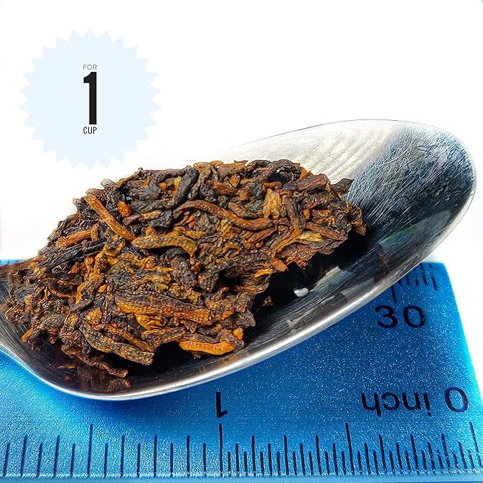 Jinglong Tea Factory - Puerh Tea No1 (40 Cups) Ripe Pu-erh Tea Mini Cake (3.6 Ounce)