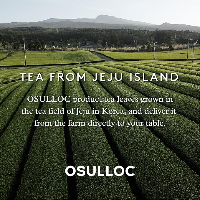 OSULLOC Honey Pear Tea (Sweet Pear & Honey Flavor), Iced tea bags Fruit tea Blend, Premium Teabags from Jeju Island, 20 count