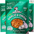 MaeMai Crispy Onion Garlic Flakes (MILD) Value Pack – Light Heat Crunchy Fried Onion & Garlic, Ramen Rice & Salad Topping, Gluten Free, Vegan, 9.51 oz (270g) – 3 Pack