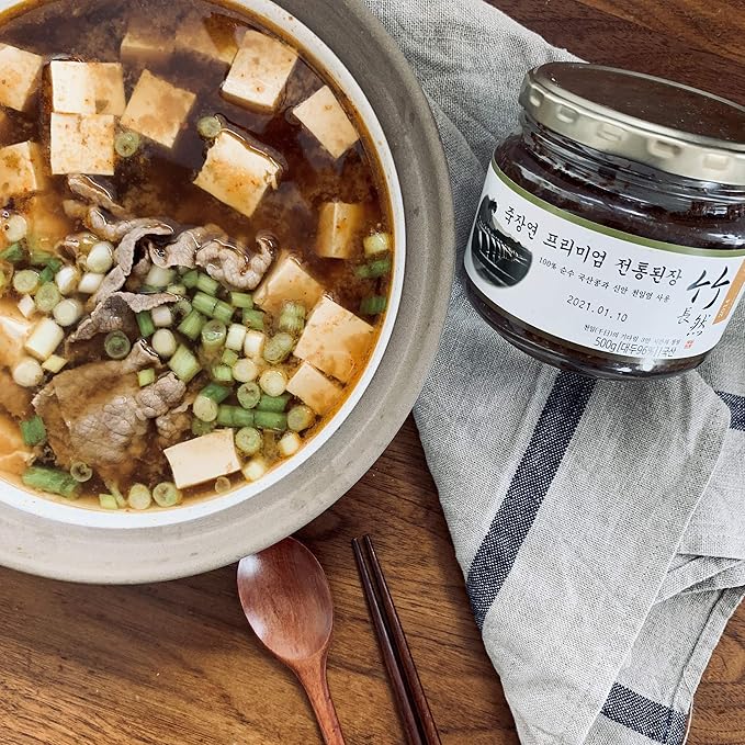 Doenjang Korean Soybean Paste (Jookjangyeon) 500g | 죽장연 전통된장