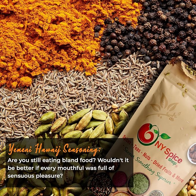 NY Spice Shop Hawaij Spice Seasoning - Yemeni Spice Mix - Traditional Yeminite Spices for Soup and More - Yemenite Seasoning Blend – 6 Ounce