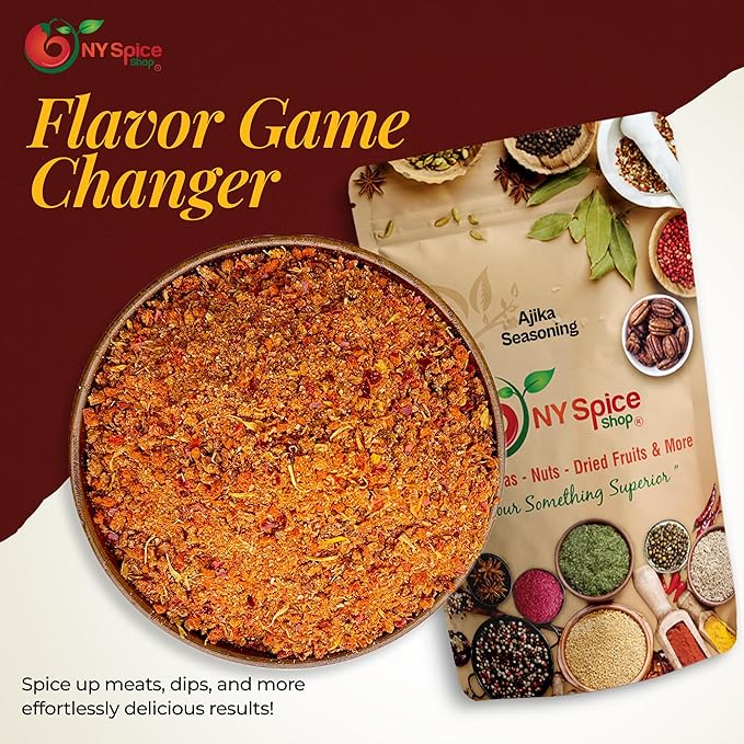 NY Spice Shop Ajika Seasoning - 6 Ounce Natural Blend of Delicious Spices and Seasonings for Grilled Chicken, Georgian Traditional Chicken and Cooking