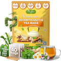 TOG999, Diverticulitis Tea Bags | 40 Count | 100% Natural Chamomile, Peppermint, Marshmallow Leaf, Wild Yam Root, Licorice & Ginger Herbal Blend – Caffeine-Free Comfort Tea, Vegan.