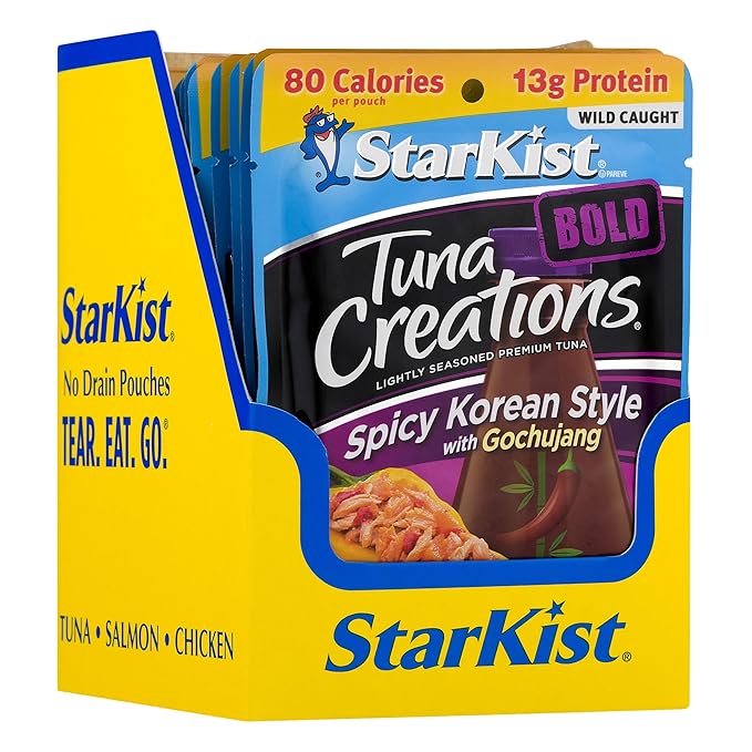 StarKist Tuna Creations Bold Spicy Korean Style with Gochujang, 2.6 Oz, Pack of 24