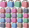 Chunful 24 Pcs Insulated Lunch Bag Bulk Reusable Thermal Lunch Box Waterproof Leakproof Tote Bag with Soft Liner for Women Men Office Work School Picnic Beach Fishing