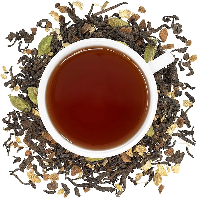 Organic Chai Pu-Erh Tea - 2oz bag (approx. 30 servings) | Full Leaf Tea Co.