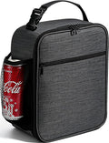 ZM-YOUTOO Lunch Box for Men - Reusable Lunch Bag Men Adult Women- Insulated Small LunchBox (Depth Gray)