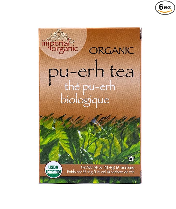 Uncle Lee's: Organic Imperial Pu-erh Tea, 18 ct (6 pack)