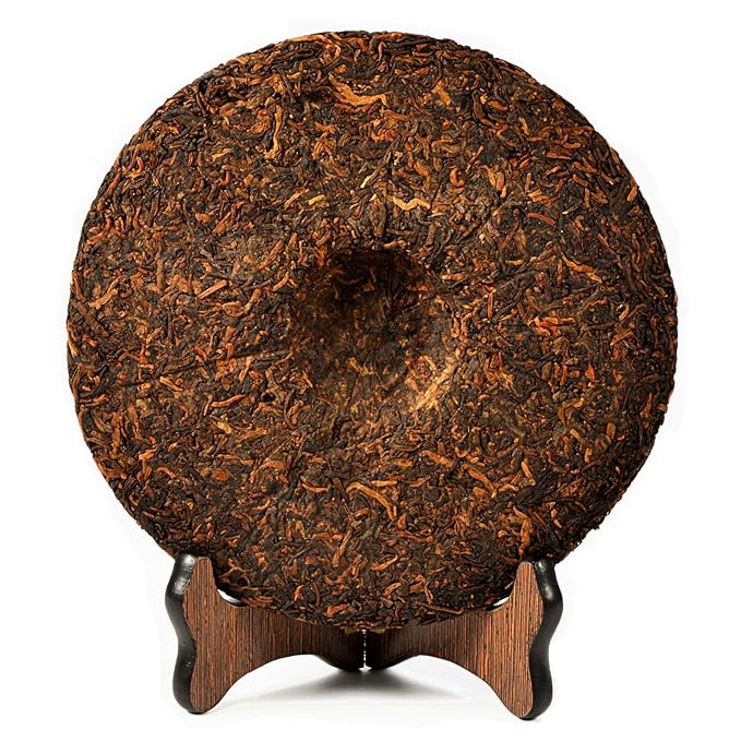 Cha Wu-[B] JinYaGongTing Ripe Pu erh Tea,12.5oz,YunNan Chinese Shu Pu'er Tea Cake