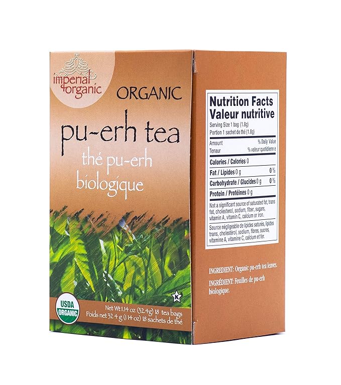Uncle Lee's: Organic Imperial Pu-erh Tea, 18 ct (6 pack)