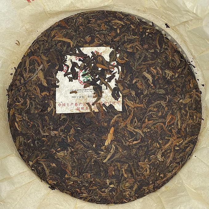 2007 China Tea Premium Raw Pu-erh Tea Cake, 357g