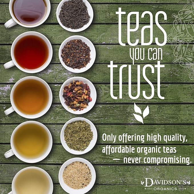 Davidson's Organics, Singell Darjeeling, Loose Leaf Tea, 16-Ounce Bag