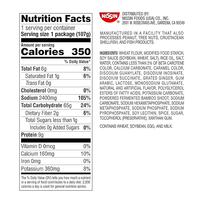Nissin RAOH Ramen Noodle Soup, Soy Sauce, 3.77 Ounce (Pack of 12)