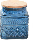 WMM 38 FL OZ Large Airtight Glass Storage Jars with Bamboo Lid - Vintage Food Containers for Candy, Snacks, Coffee, Tea, Nuts, Cereal - Kitchen Canisters