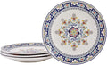 Bico Mandala Kaleidoscope Dinner Plates Set of 4, 11 Inch Large Ceramic Plates for Pasta, Steak, Stylish Serving Dishes, Microwave and Dishwasher Safe, Gift for Housewarming and Thanksgiving