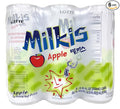 LOTTE Milkis Soda Beverage, Apple, 8.45 Fl Oz, Pack of 6