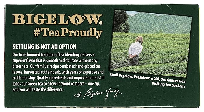Bigelow Green Tea w/ Peach Tea Bags, 20 ct