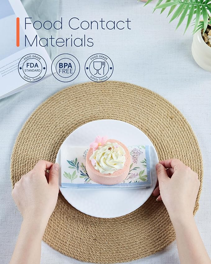 LaGlint 7.5 inch Appetizer Plate Set of 6, Opal Glass Round Geometric Faceted Small White Plates for Salad Dessert, Kitchen, Dishwasher and Microwave Safe