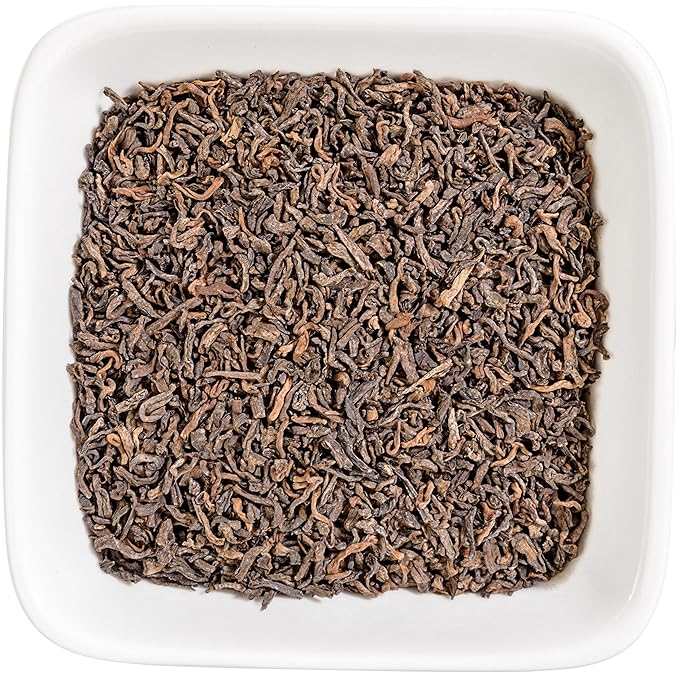Tealyra - 35 Years Golden Royal Pu-erh Ripe - Rare Guangxi Aged Pu Erh - Loose Leaf Tea - Healthy Tea - Bold Caffeine - 100g (3.5-ounce)